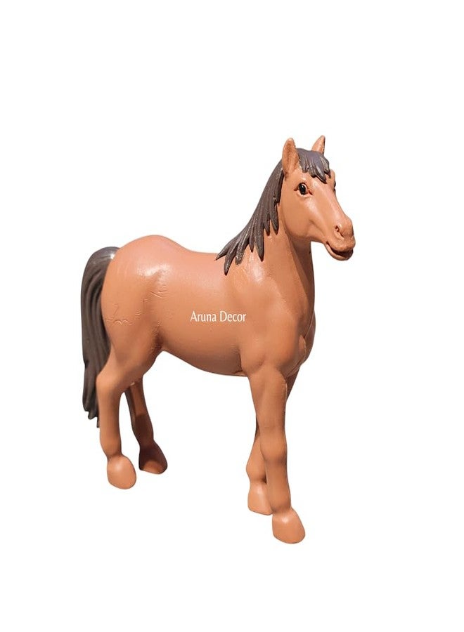 Aruna Decor Cute Miniature Horse Figurines Set of 3 | PVC Animal Figurines for Miniature Garden Decor, Dollhouse Accessories, Gifting - Image 3